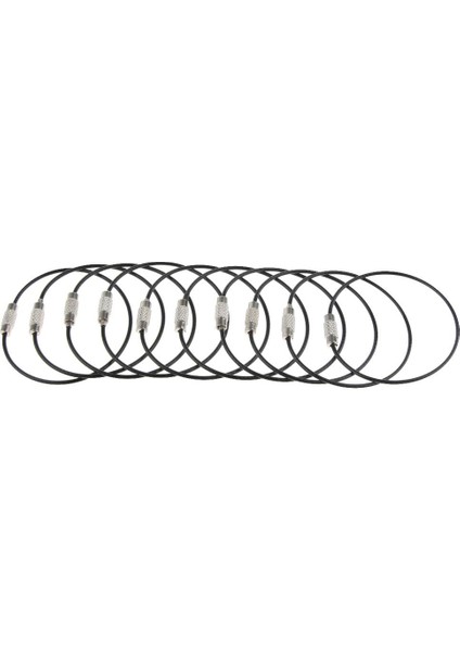 20 Adet Paslanmaz Çelik Tel Anahtarlık Kablo Toka Anahtarlık Bagaj Etiketleri Döngüler (Yurt Dışından) fiyatları