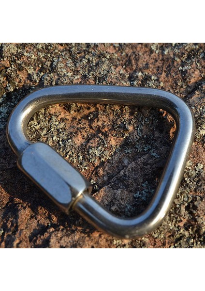 3 Adet Üçgen Vida Tipi Karabina Büküm Kapısı Toka Tırmanma Dağcılık (Yurt Dışından) modelleri