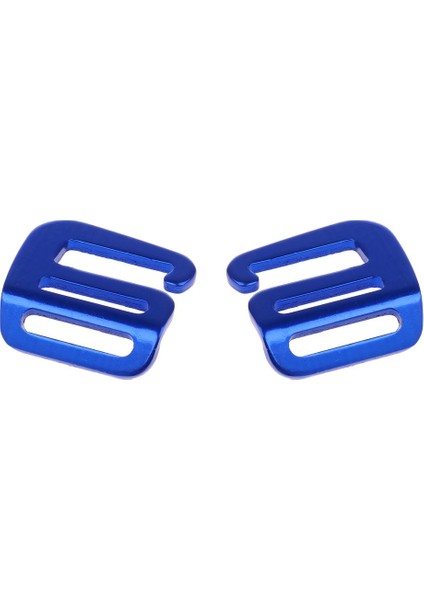 Sırt Çantası Torbası Mavi Için 1 Çift Kanca Dokuma Tokası Klipsi (Yurt Dışından)