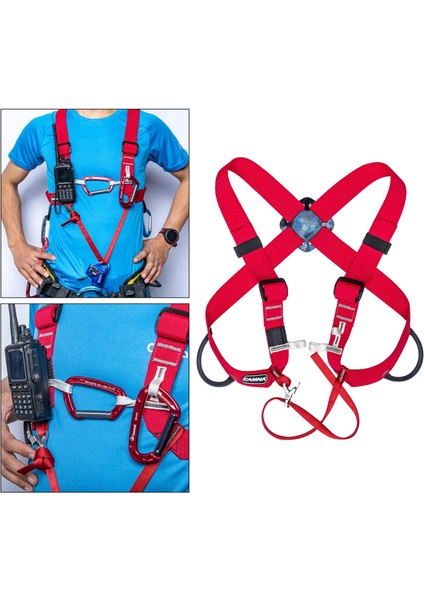 Üst Vücut Emniyet Kemeri Yükselen Sabit Kemer Kanyonu Kırmızı Stil Tırmanma 1 (Yurt Dışından) indirimleri