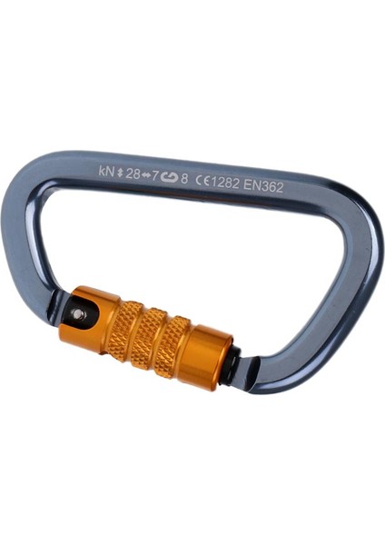 2 Adet 28KN D Şekli Alüminyum Karabina Oto Kilitleme Karabiner Klipler Hiking Için (Yurt Dışından) modelleri