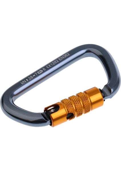 2 Adet 28KN D Şekli Alüminyum Karabina Oto Kilitleme Karabiner Klipler Hiking Için (Yurt Dışından) indirimleri