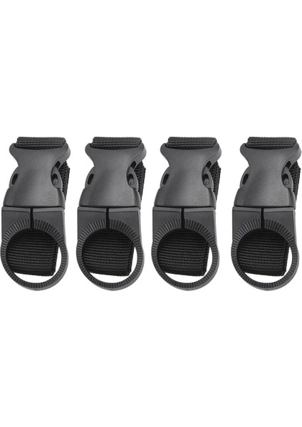 4 Adet Molle Dokuma Toka Kemer Kayışı Su Şişesi Tutucu Seyahat Sırt Çantası Için (Yurt Dışından)