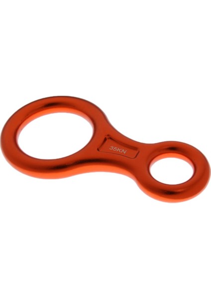 28KN Vida Kilitleme Tırmanma Karabina Şekil 8 Descender Açık Havada Turuncu (Yurt Dışından) modelleri