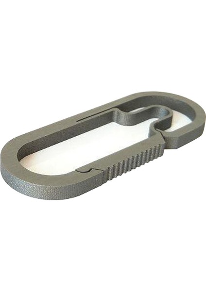 Titanyum Açık Kamp Karabiner Anahtarlık Toka Yapış Kanca 4 cm Gümüş (Yurt Dışından) fiyatları