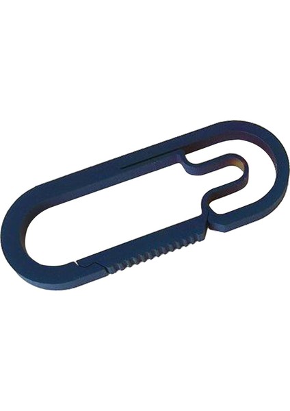 Titanyum Açık Kamp Carabiner Anahtarlık Toka Yapış Kanca 7 cm Mavi (Yurt Dışından)