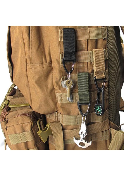2 Adet Carabiner Naylon Taktik Sırt Çantası Dokuma Toka Kemer Anahtar Asılı Klip (Yurt Dışından) fiyatları