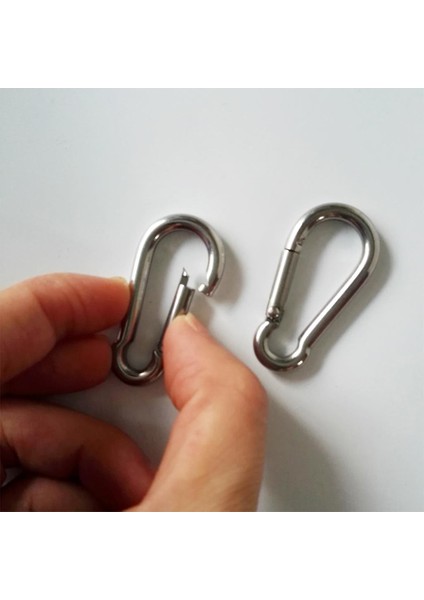 4 Adet Karabina Klip Snap Bahar Kanca Anahtarlık Toka Kamp Carabina M4 & M5 (Yurt Dışından) fiyatları