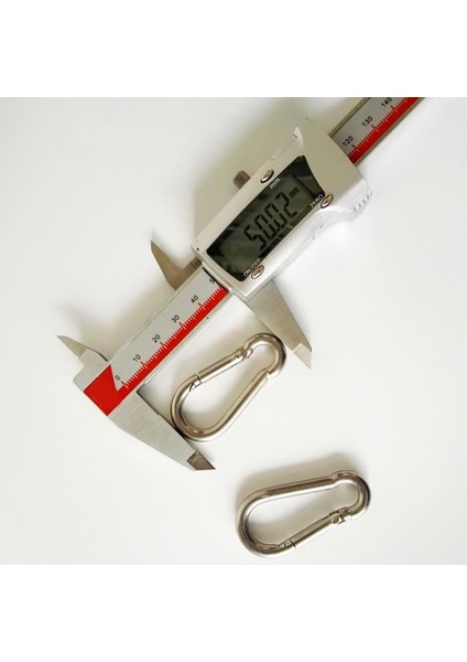 4 Adet Karabina Klip Snap Bahar Kanca Anahtarlık Toka Kamp Carabina M4 & M5 (Yurt Dışından) fırsatları