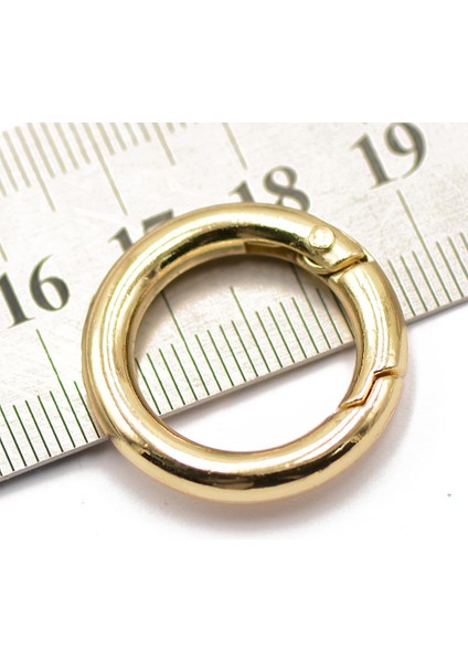 12 Adet Altın Gümüş Yuvarlak Snap Kanca Bahar Anahtarı Karabina Kamp (Yurt Dışından) fırsatları