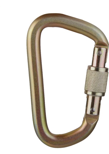 Kaya Tırmanışı Dağcılık Için 40 Kn D Yüzük Carabiner Vida Kilitleme (Yurt Dışından)