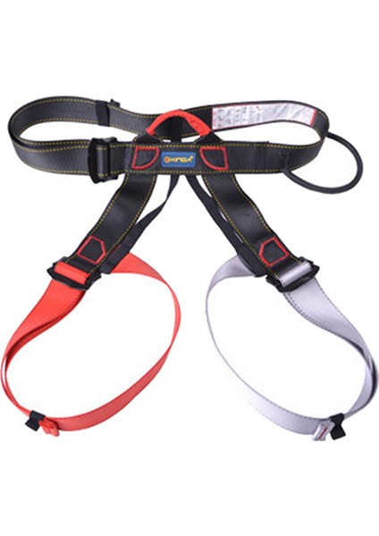 Tırmanma Koşum Ayarlanabilir Bel Güvenli Kemer Daha Geniş Tırmanma Rappelling Kırmızı (Yurt Dışından)