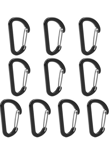 Carabiner Klipler D-Şekli Kamp Anahtarlık D-Ring Toka Ev Donanım 10 Adet (Yurt Dışından) fiyatları