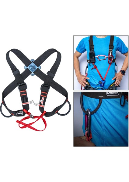 Tırmanma Emniyet Kemeri Yükselen Cihaz Kayışları Sabit Kemer Siyah Stil 1 (Yurt Dışından) modelleri