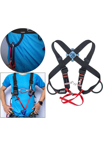 Tırmanma Emniyet Kemeri Yükselen Cihaz Kayışları Sabit Kemer Siyah Stil 1 (Yurt Dışından) indirimleri