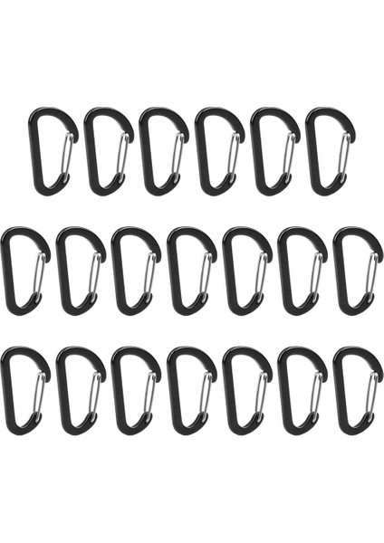 Karabina Klipleri Çok Fonksiyonlu Anahtarlık D-Ring Sırt Çantası Toka 20 Adet (Yurt Dışından) fiyatları