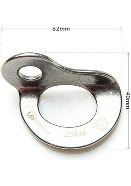 25KN Paslanmaz Çelik Çapa Cıvata Askısı Için Tırnaklı Tırmanma Karabina Askı Plakası (Yurt Dışından) fırsatları