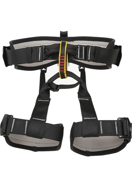 Açık Yarım Vücut Koşum Kaya Tırmanma Ağacı Rappelling Bel Kemeri Siyah L (Yurt Dışından) fiyatları