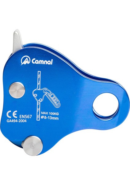 Emniyet Halatı Kepçe Kaya Tırmanışı Arborist Güz Arantrester Kasnak Cihazı Mavi (Yurt Dışından)