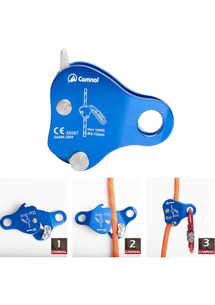 Emniyet Halatı Kepçe Kaya Tırmanışı Arborist Güz Arantrester Kasnak Cihazı Mavi (Yurt Dışından) fiyatları