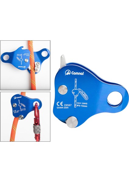 Emniyet Halatı Kepçe Kaya Tırmanışı Arborist Güz Arantrester Kasnak Cihazı Mavi (Yurt Dışından) indirimleri