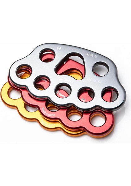 8 Delik Pençe Arma Plaka Kaya Tırmanışı Çok Ankraj Noktası Bağlayıcı Dişli Kırmızı (Yurt Dışından) modelleri