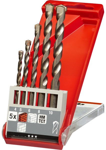 49038500 Beton Matkap Uç Seti 5 Parça 4-10 mm