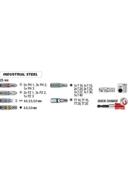 49162700 Bits Seti 32 parça