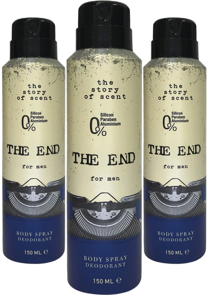 The End Erkek Deodorant 150 ml 3 Adet