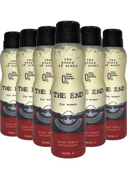 The End Kadın Deodorant 150 ml 6 Adet