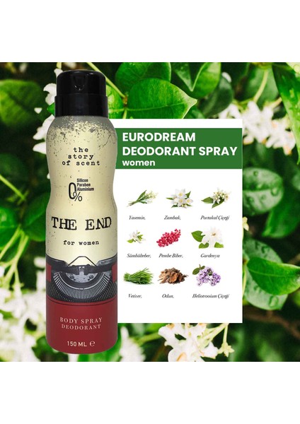 The End Kadın Deodorant 150 ml 6 Adet