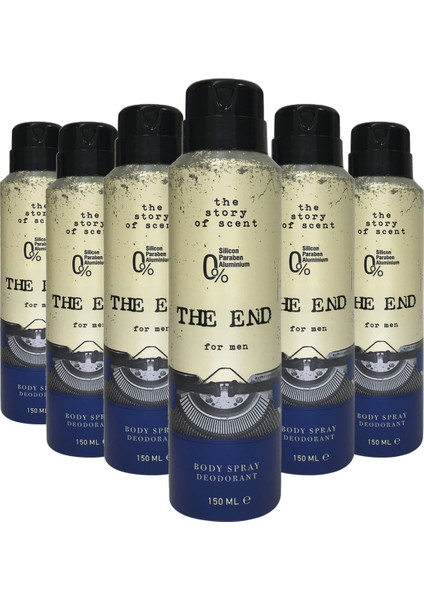 The End Erkek Deodorant 150 ml 6 Adet