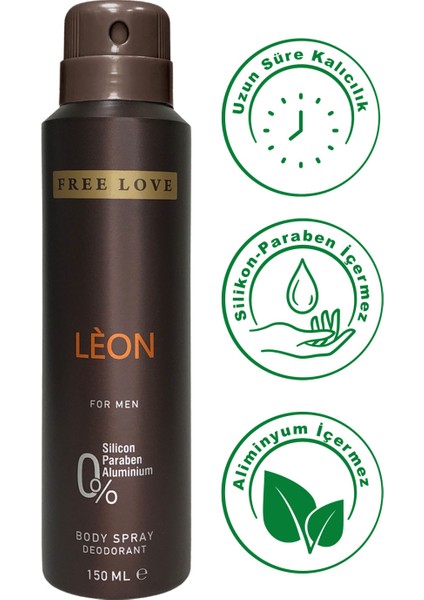 Leon Erkek Deodorant 150 ml 6 Adet