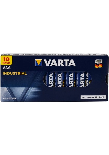 4003 Endüstriyel Alkalin Aaa Size Ince Kalem Pil 10'lu Ambalaj