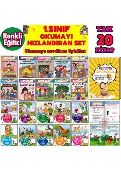 1. Sınıflar Için Okumayı Hızlandıran Mükemmel Bir Set
