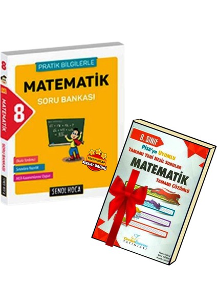 LGS 8.Sınıf Matematik Pratik Bilgilerle Soru Bankası Seti