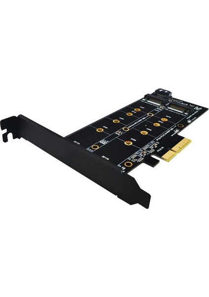 4898 M.2 Nvme M+B Key Ngff SSD To Pci-E 3.0 X4 Sata Çevirici Dönüştürücü Adaptör Kartı