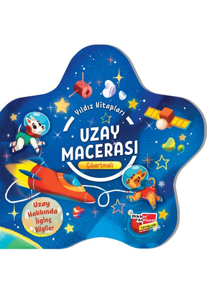 Çıkartmalı Yıldız Kitapları Serisi - Uzay Macerası