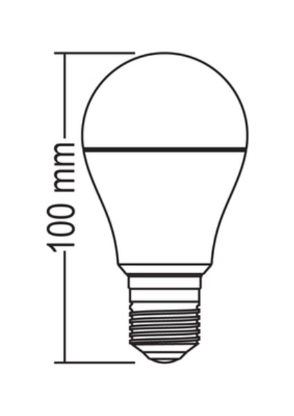 9W E27 Döküm 12-24V LED Ampul Beyaz