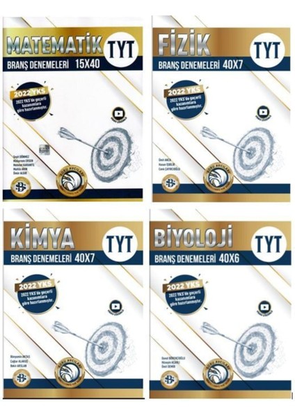 TYT Matematik - Fizik - Kimya - Biyoloji Branş Denemeleri