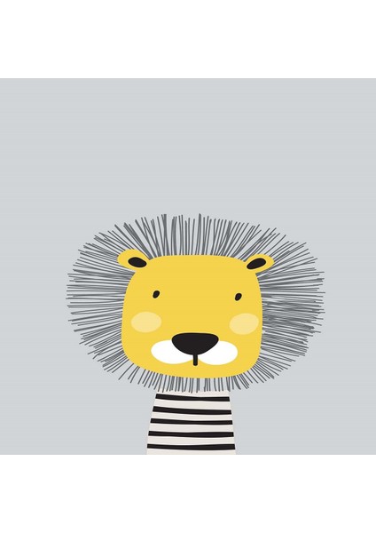 Aslan Desenli Animal Dijital Baskı Yıkanabilir Kaymaz Taban Çocuk ve Bebek Odası Halısı fiyatları