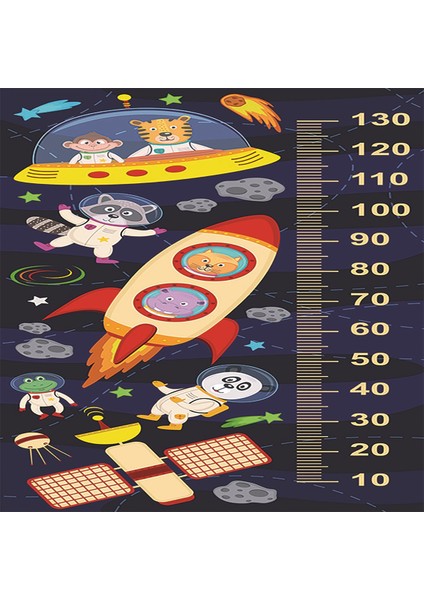 Boy Ölçme Cetvelli Halı Dijital Baskı Yıkanabilir Kaymaz Taban Çocuk Odası Halısı fiyatları