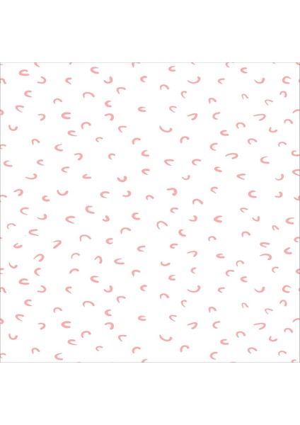 Pembe Çentik Desenli Dijital Baskı Yıkanabilir Kaymaz Taban Leke Tutmaz Çocuk Odası Halısı