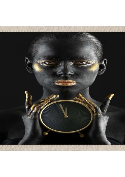 Afrika Desenli Afrikalı Kadın Halı Dijital Baskı Yıkanabilir Modern Salon Halı ve Yolluk fiyatları