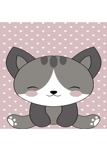 Kedi Desenli Dijital Baskı Yıkanabilir Kaymaz Taban Çocuk Odası Halısı fiyatları