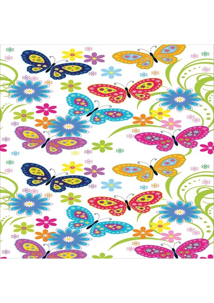 Renkli Kelebek Desenli Kelebek Şeklinde Dijital Baskı Yıkanabilir Kaymaz Taban Çocuk Odası Halısı fiyatları