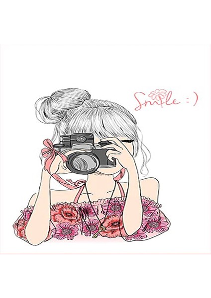 Fotoğrafçı Kız Desenli Çiçekli Dijital Baskı Yıkanabilir Kaymaz Taban Genç Kız Çocuk Odası Halısı fiyatları