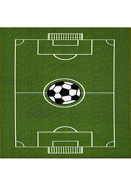 Futbol Sahası Futbol Topu Desen Dijital Baskı Yıkanabilir Kaymaz Taban Çocuk Odası Halısı fiyatları