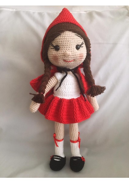 Kırmızı Başlıklı Kız Amigurumi Oyuncak