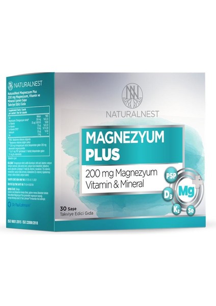 Magnezyum Plus 30 Saşe